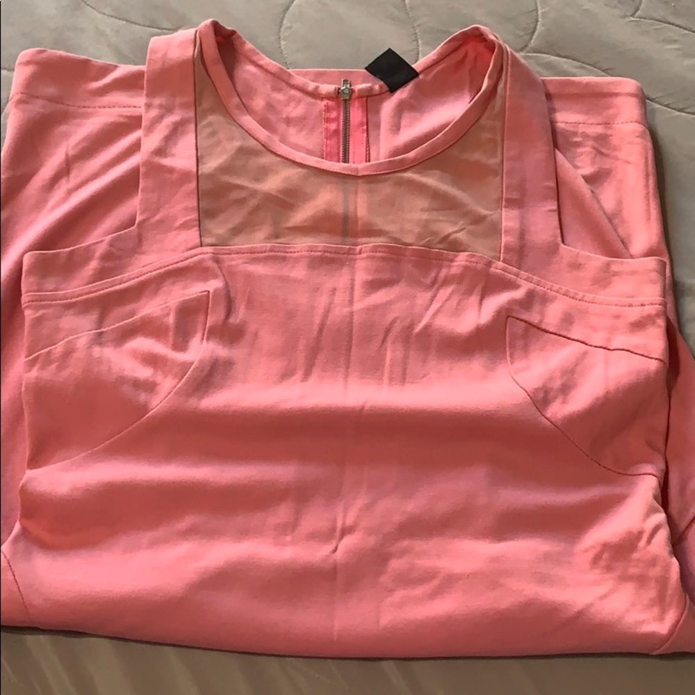 Small salmon pink dress